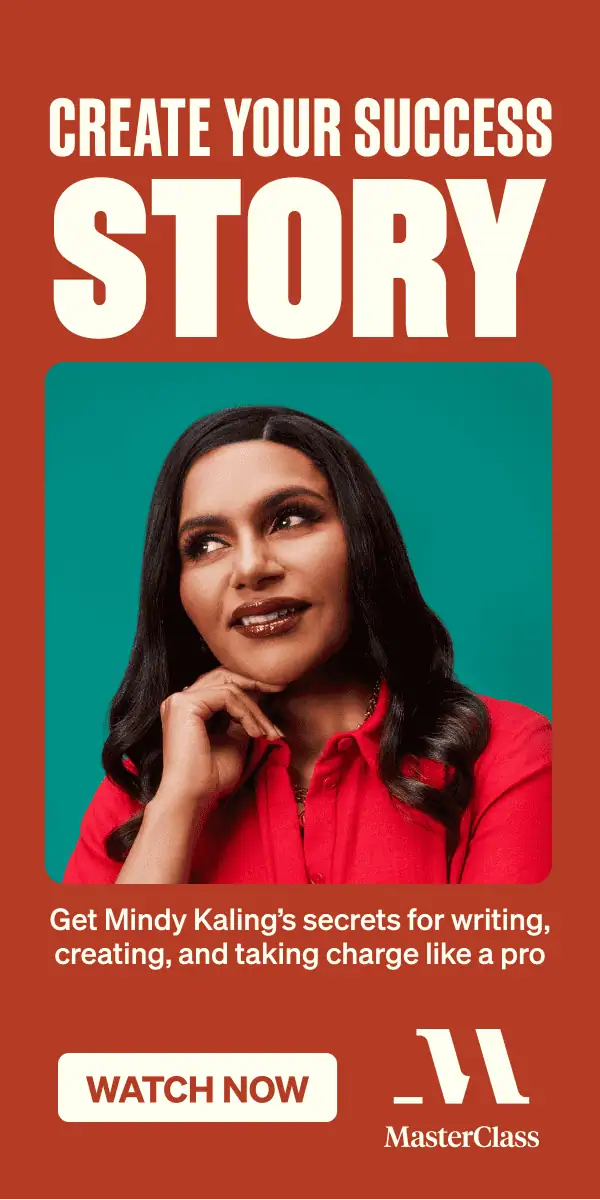 masterclass mindy kalling writing class graphic